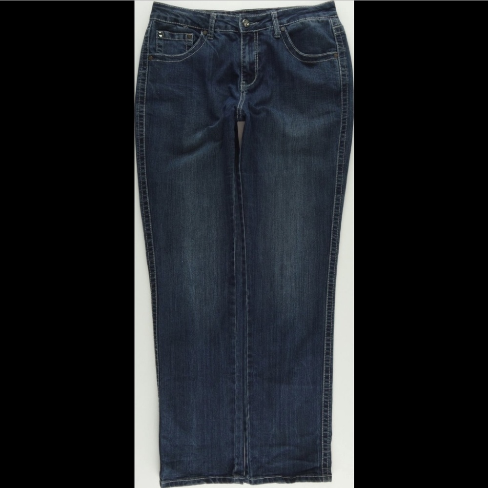 SOLD Jag Mid Rise Slim Leg Bling Women's 12 #1337 - Picture 4 of 9